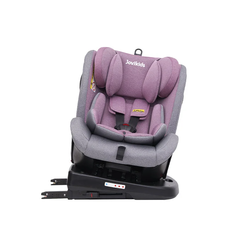 Angela 360° Swivel Car Seat 40-150cm Pink in pink