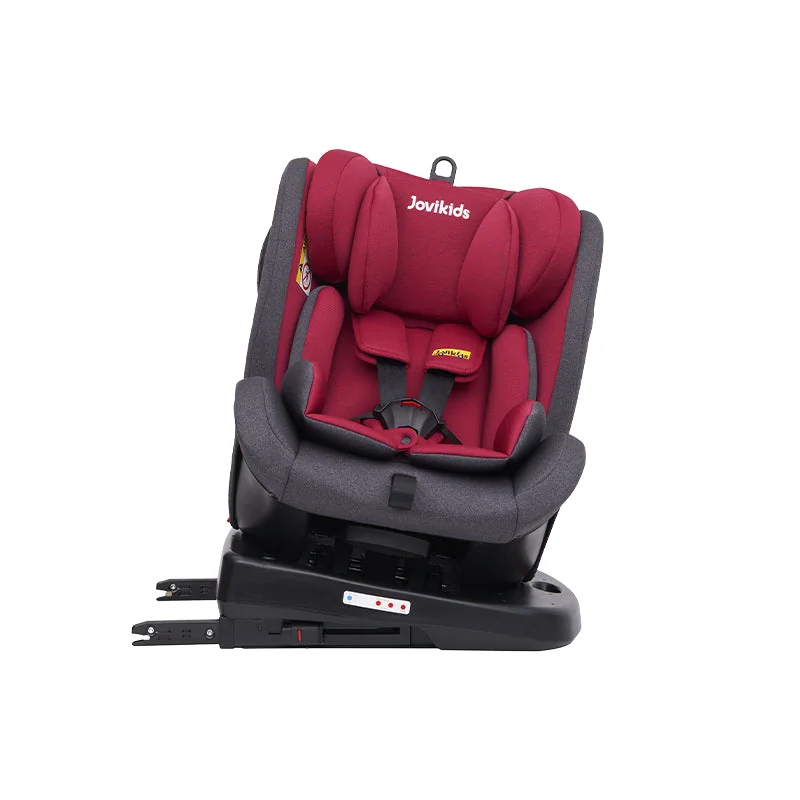 Angela 360° Swivel Car Seat 40-150cm in Red