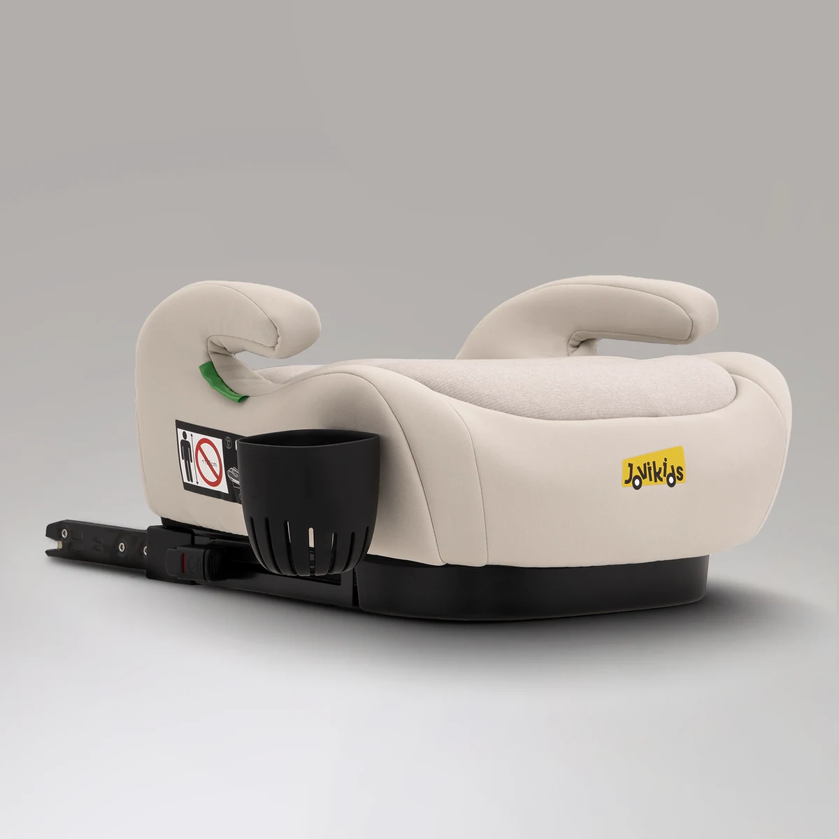 Jovikids OHHO+ booster seat in Milkstone, studio view