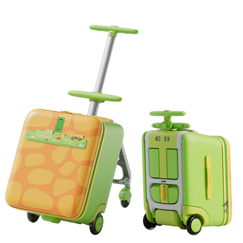 Jovikids 32L 3-in-1 Children's Ride-on Suitcase in Green
